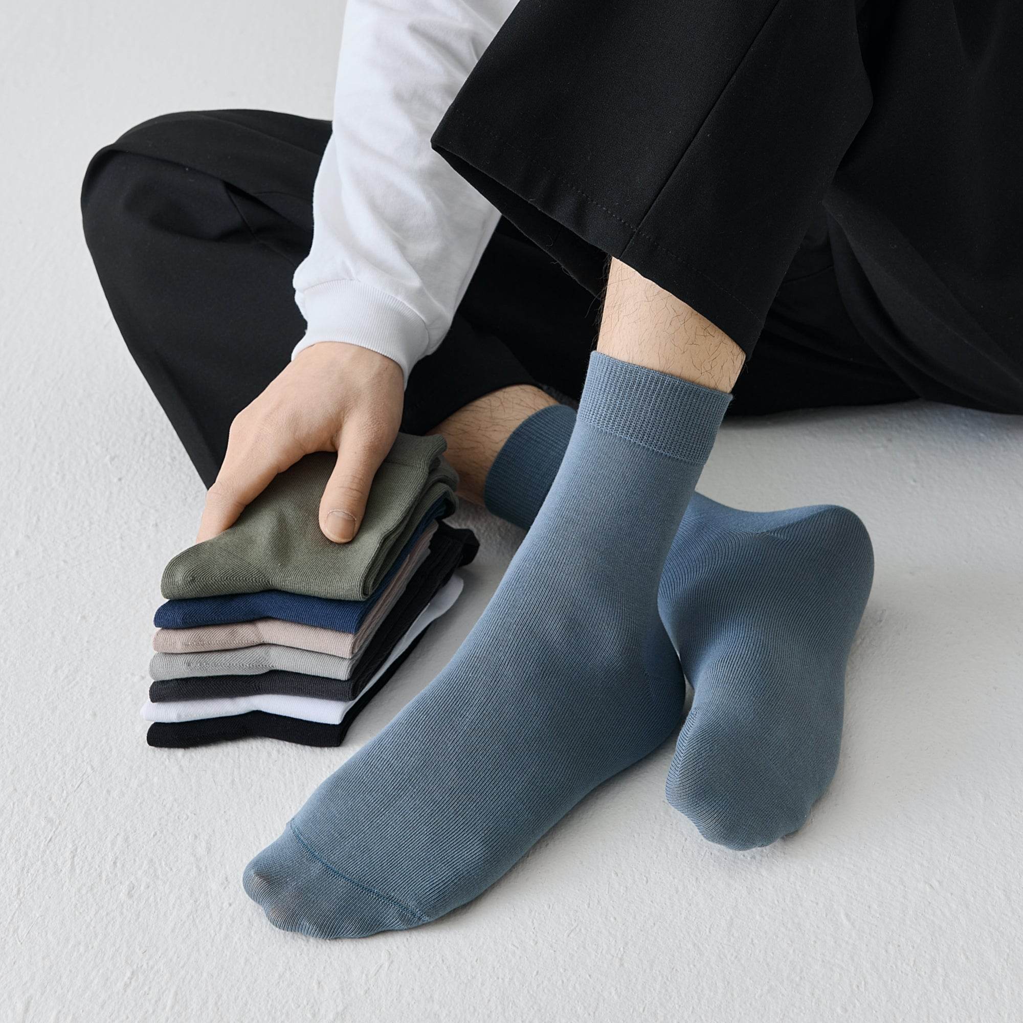 Men's Refined Fit Casual Crews-5 Pack - Weavasocks