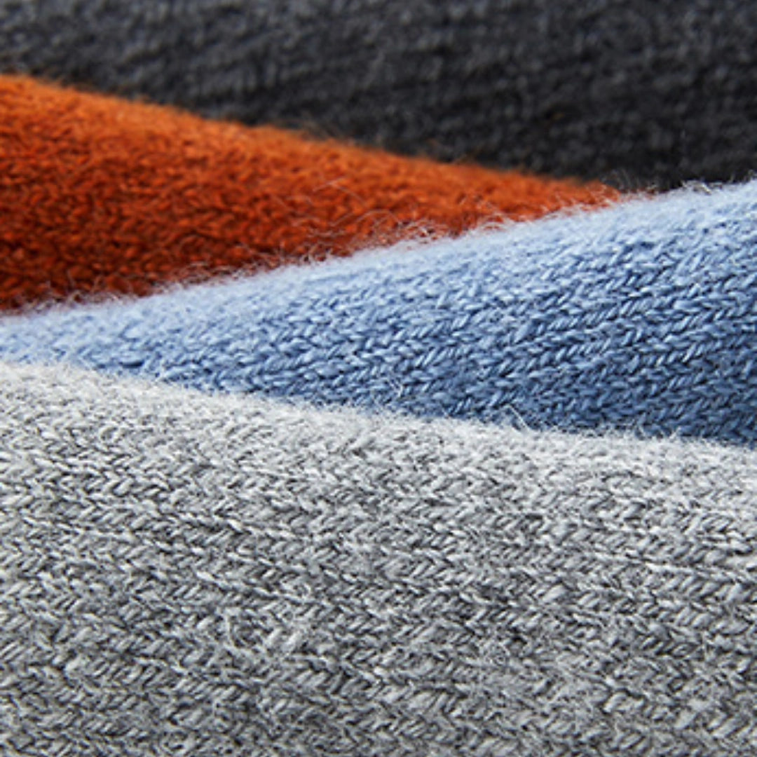 Kid's Winter Wool Blend Thermal Crew Socks 5-Pack