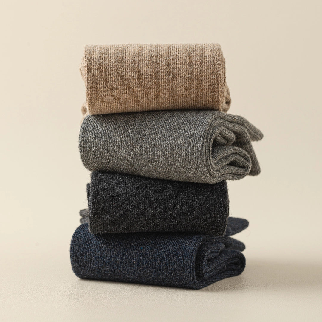 Men's Wool Blend Thermal Business Socks