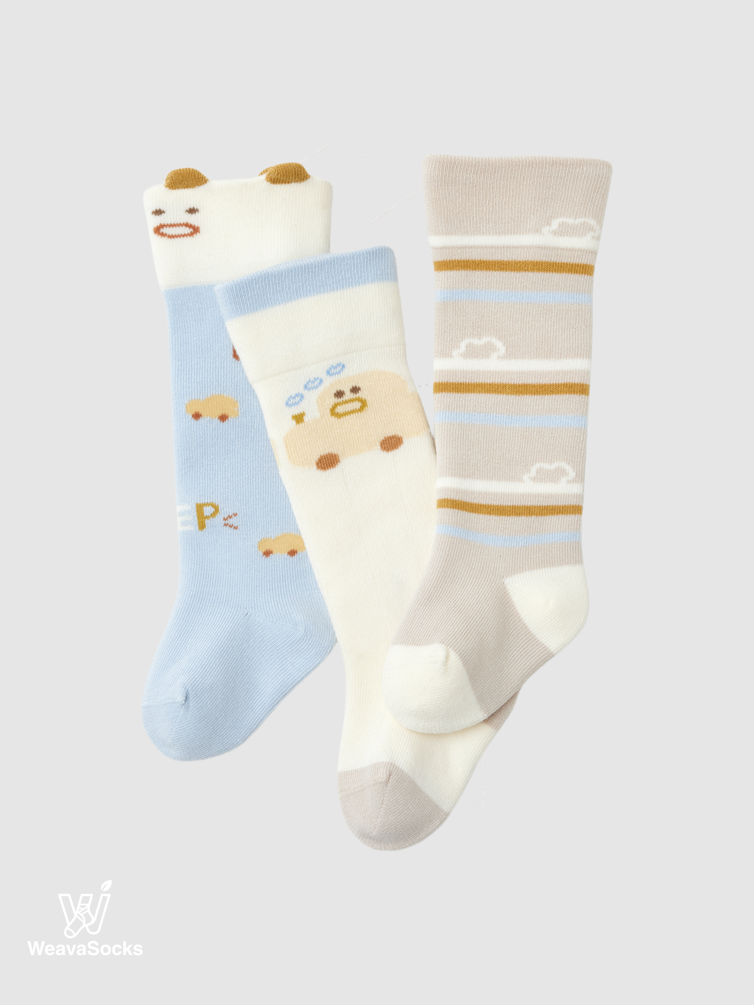 Babies' Baby Knee-High Socks-3 Pack