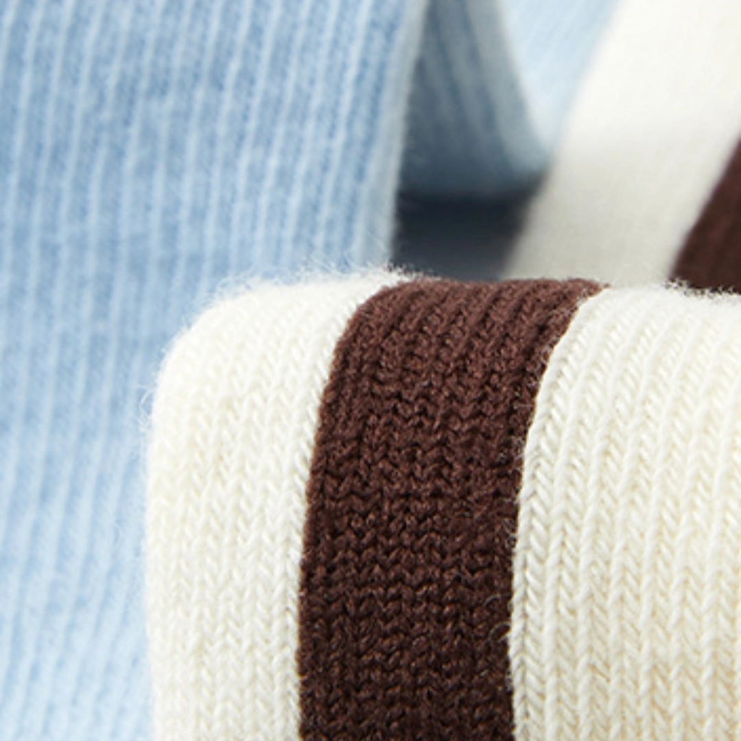 Kid‘s Winter Story 3D Lion & Scarf Cotton Socks (5-Pack)