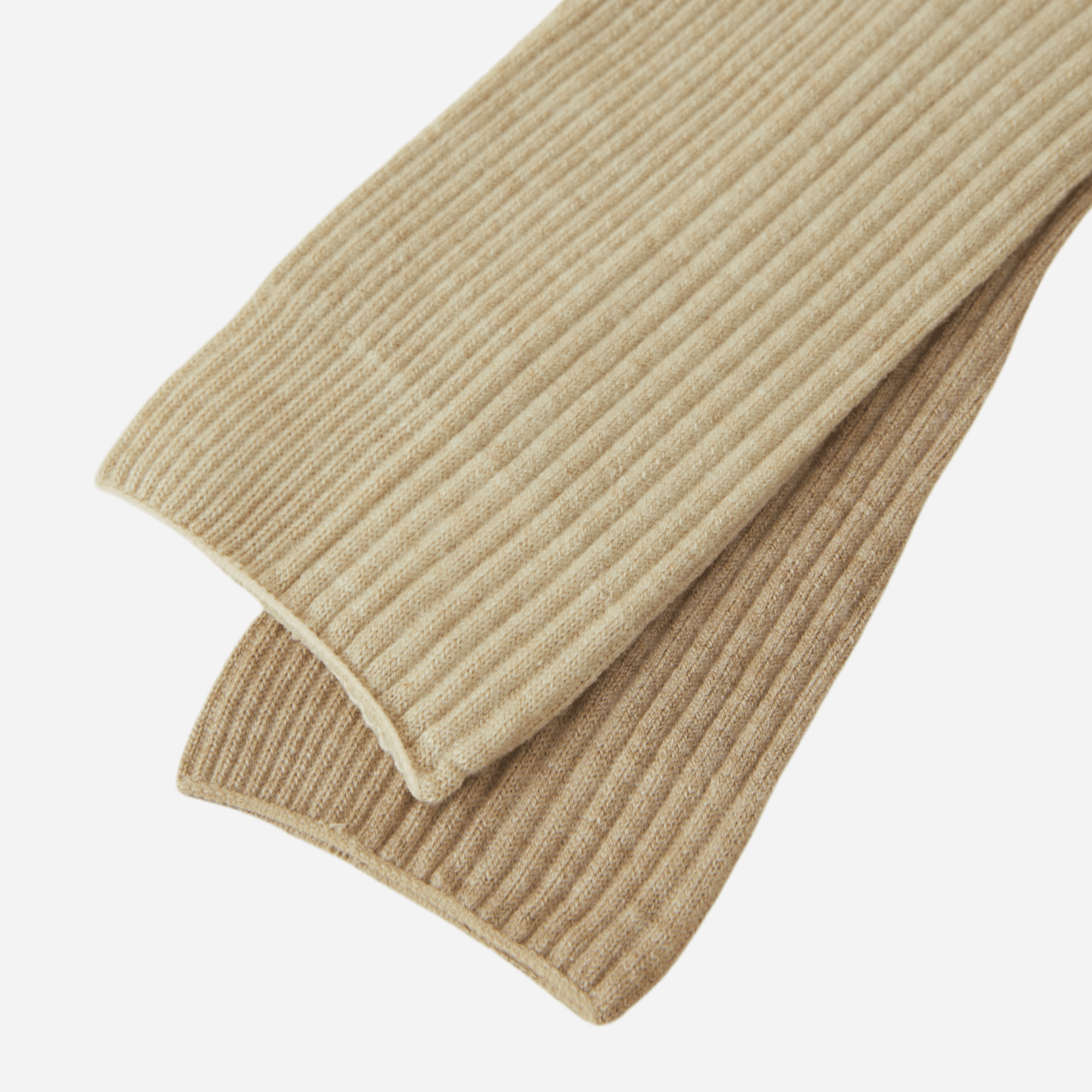 Women's Luxe Wool & Silk Ribbed Socks - Single Pair