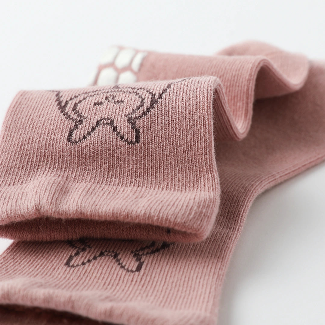 Cozy Winter Non-Slip Floor Socks 4-Pack