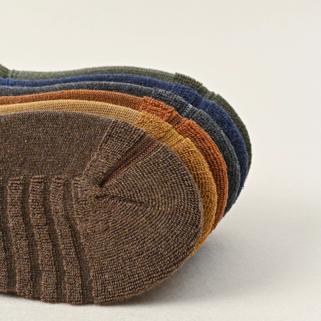 Men's 92% Cotton Cushioned Invisible Socks