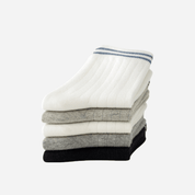 Kid's Retro Stripe Athletic Socks - 5 Pairs - Weavasocks