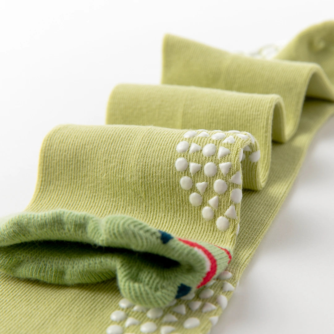 Baby’s Double Anti-Slip Knee Pad Crawling Socks 3-Pack