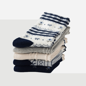 Kid's Girls' Seaside Charm Assorted Socks - 5 Pairs - Weavasocks