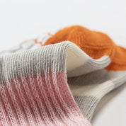 Baby & Toddler Retro Colorblock Stripe Non-Slip Socks 3-Pack - sock set showing secure grip comfort