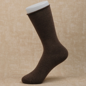 Women's 98% Cotton Rolled-Top Crew Socks