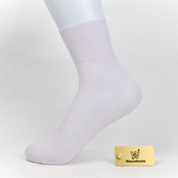 Women's 99% Supima® Cotton Silk-Touch Quarter Socks - product photo showing soft cotton comfort