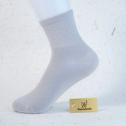 Women's 98% Cotton High-Density Ribbed Crew Socks