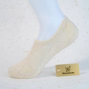 Women's 95% Cotton Ultra-Soft Heathered No-Show Socks