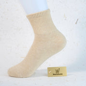 Women's 98% Cotton High-Density Ribbed Crew Socks