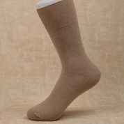 Women's 98% Cotton 7" Non-Binding Crew Socks - product photo showing soft cotton-rich comfort