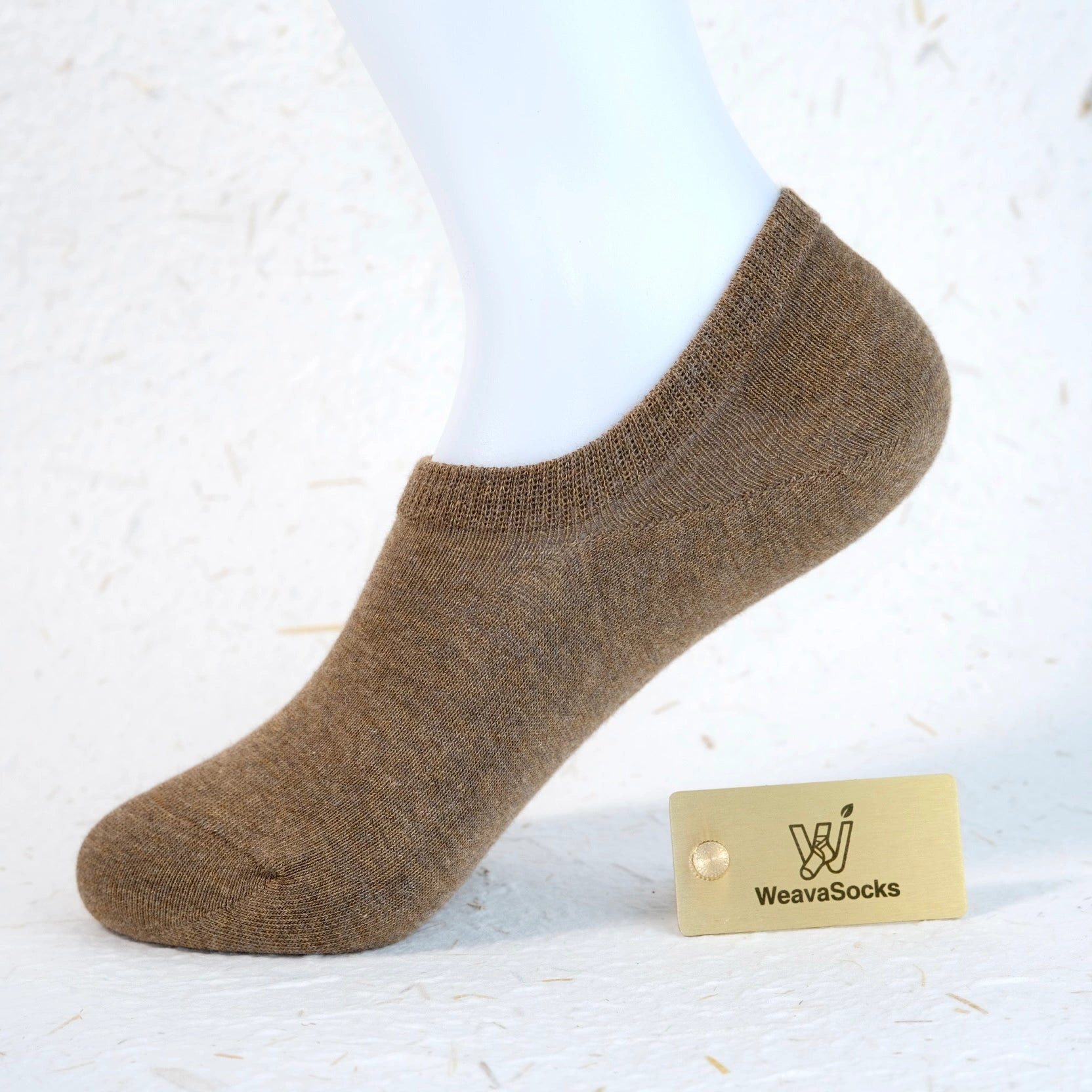 Women's 95% Cotton Ultra-Soft Heathered No-Show Socks