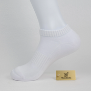 Men's 92% Cotton Terry Cushion Low Cut Socks - product photo showing cushioned comfort