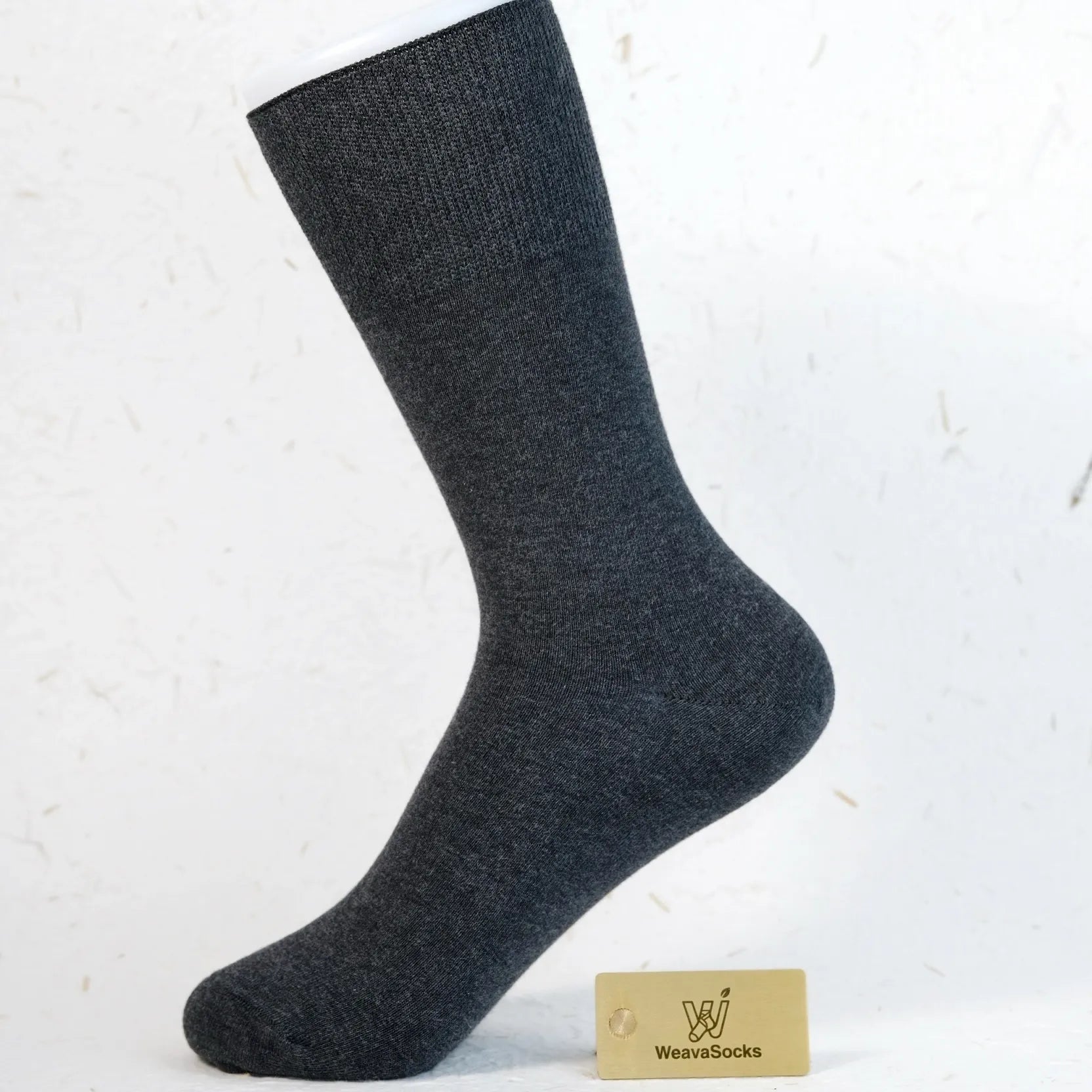 Women's 98% Cotton 7" Non-Binding Crew Socks