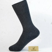 Women's 98% Cotton 7" Non-Binding Crew Socks