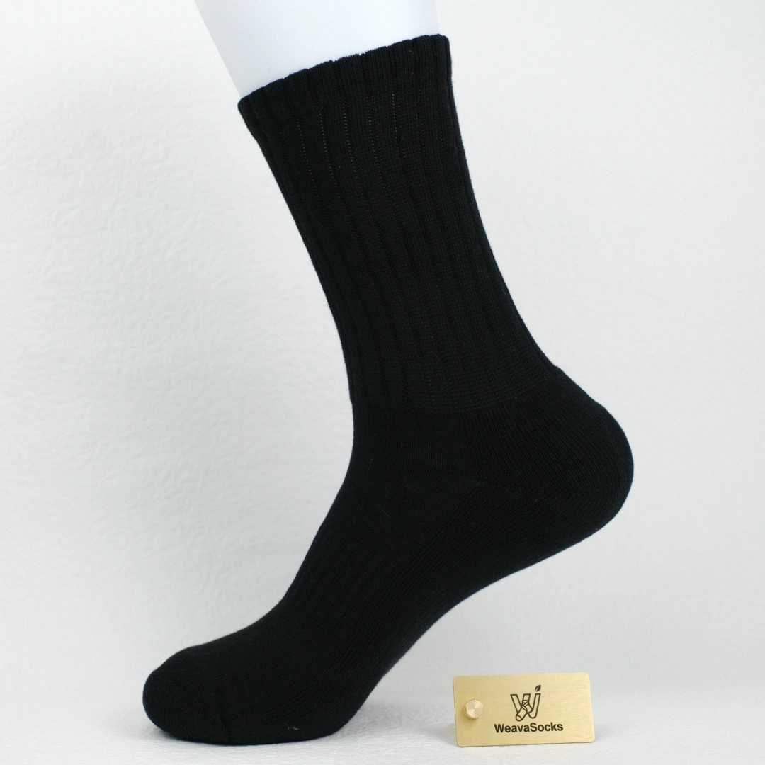 Men's 92% Premium Cotton Terry Cushion Sport Socks - product photo showing cushioned comfort