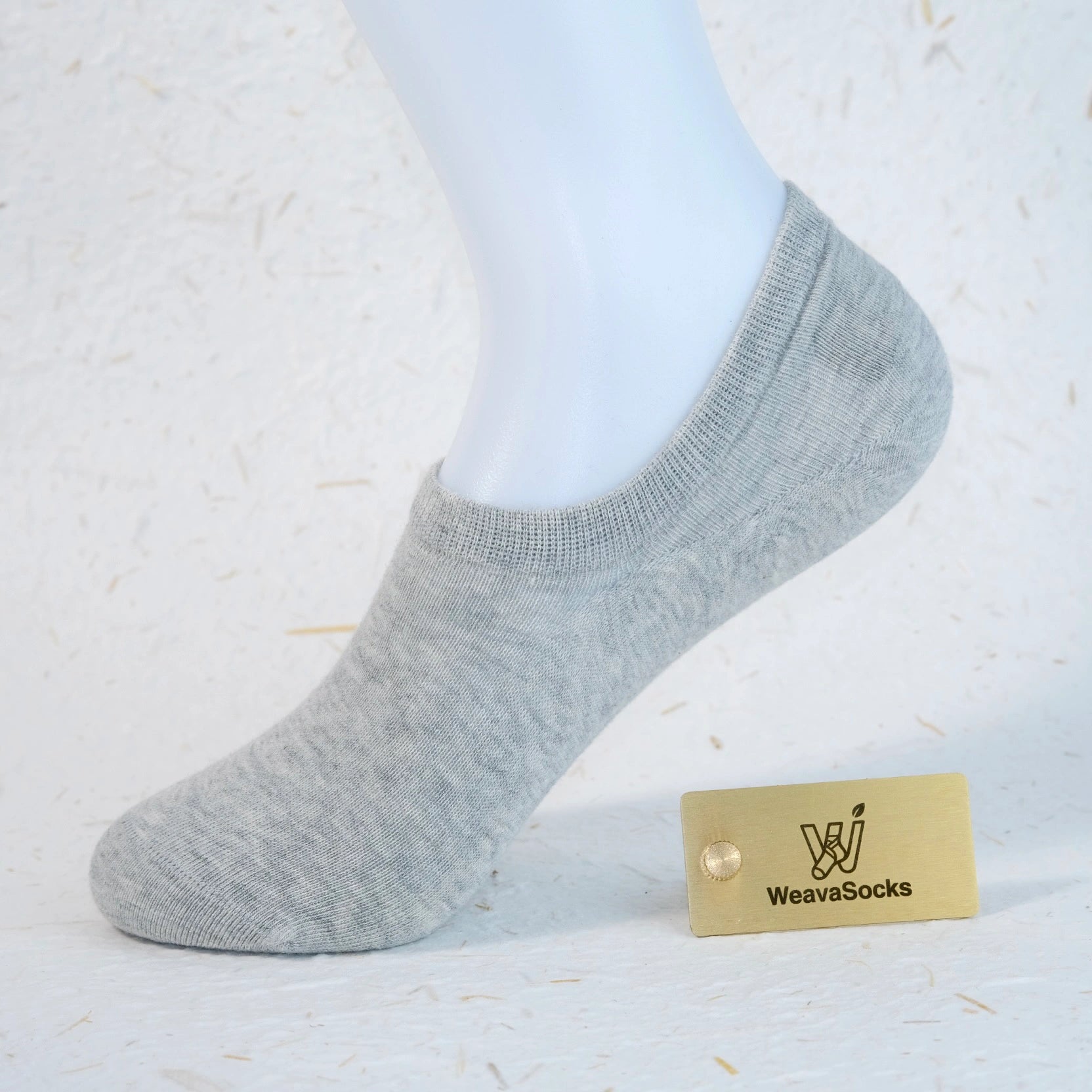 Women's 95% Cotton Ultra-Soft Heathered No-Show Socks