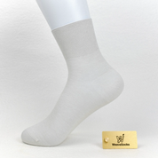 Women's 99% Supima® Cotton Silk-Touch Quarter Socks - product photo showing soft cotton comfort