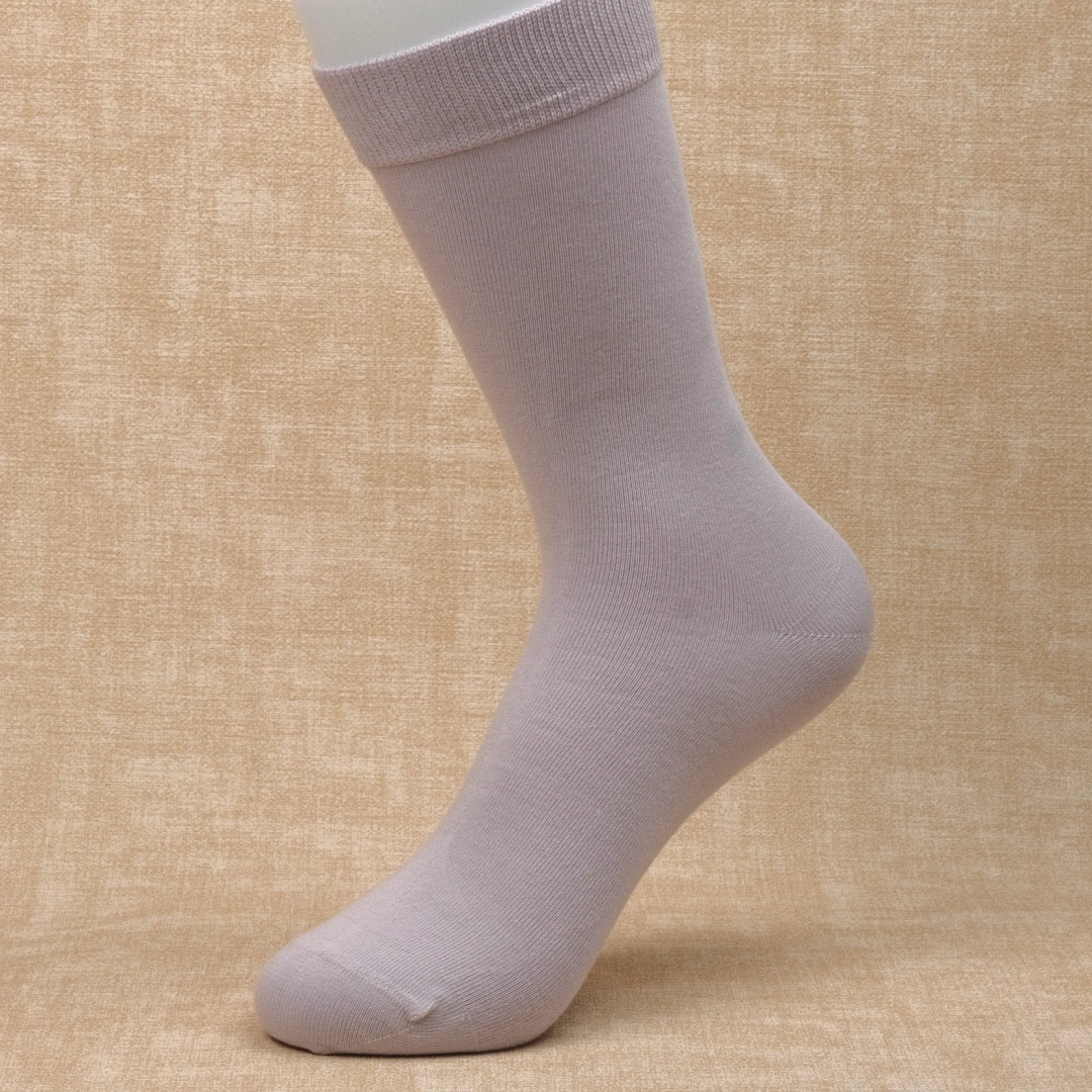 Women's 97% Cotton 6.6" Essential Crew Socks - product photo showing soft cotton comfort