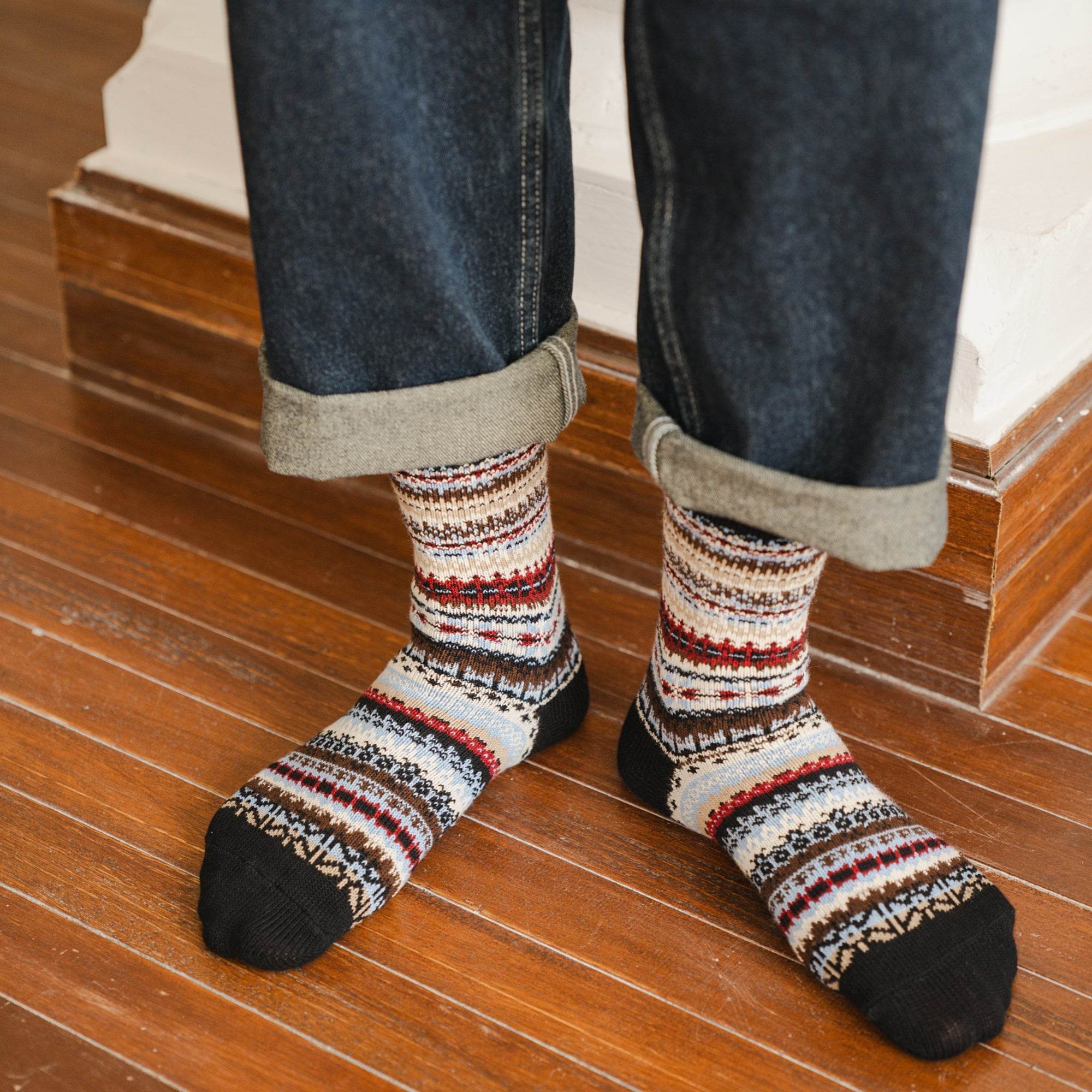 Men's Heritage Fair Isle Socks-3 Pack