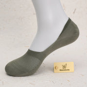 Men's 95% Cotton Ultra-Thin Mesh No-Show Socks