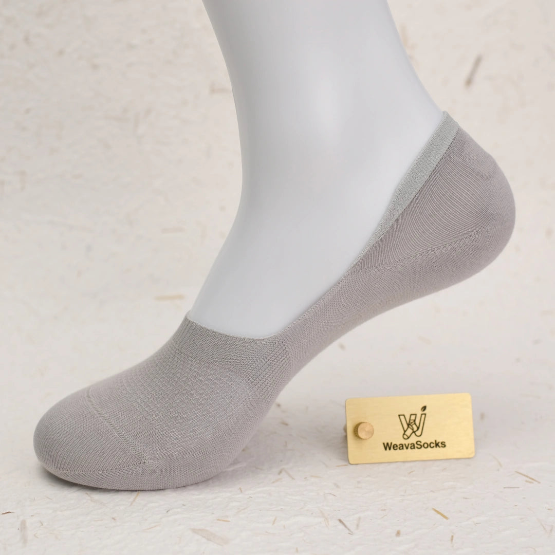 Men's 95% Cotton Ultra-Thin Mesh No-Show Socks