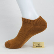 Men's 92% Cotton Terry Cushion Low Cut Socks - product photo showing cushioned comfort