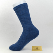 Women's 92% Cotton Terry Athletic Crew Socks - product photo showing cushioned comfort