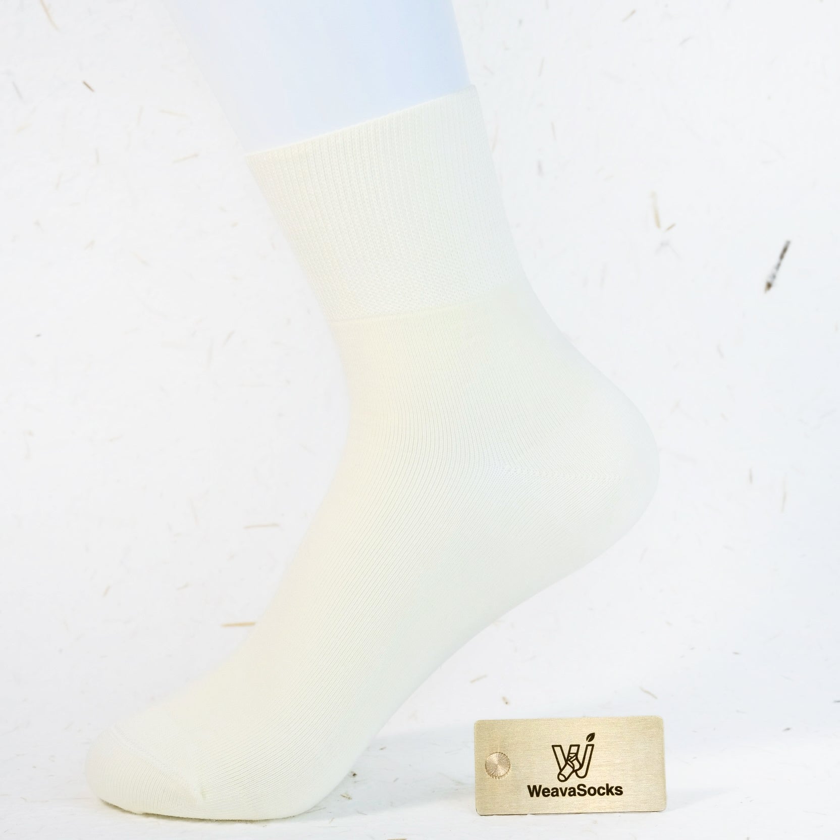Women's 98% Cotton Non-Binding Quarter Socks