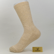Women's 92% Cotton Terry Athletic Crew Socks - product photo showing cushioned comfort