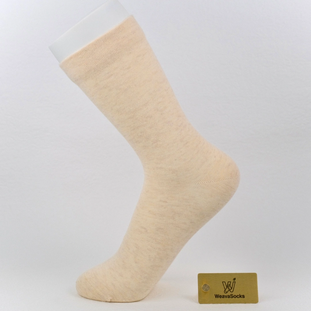 Women's Ultra-Thin 99% Cotton Sorbet Crew Socks - product photo showing soft cotton comfort