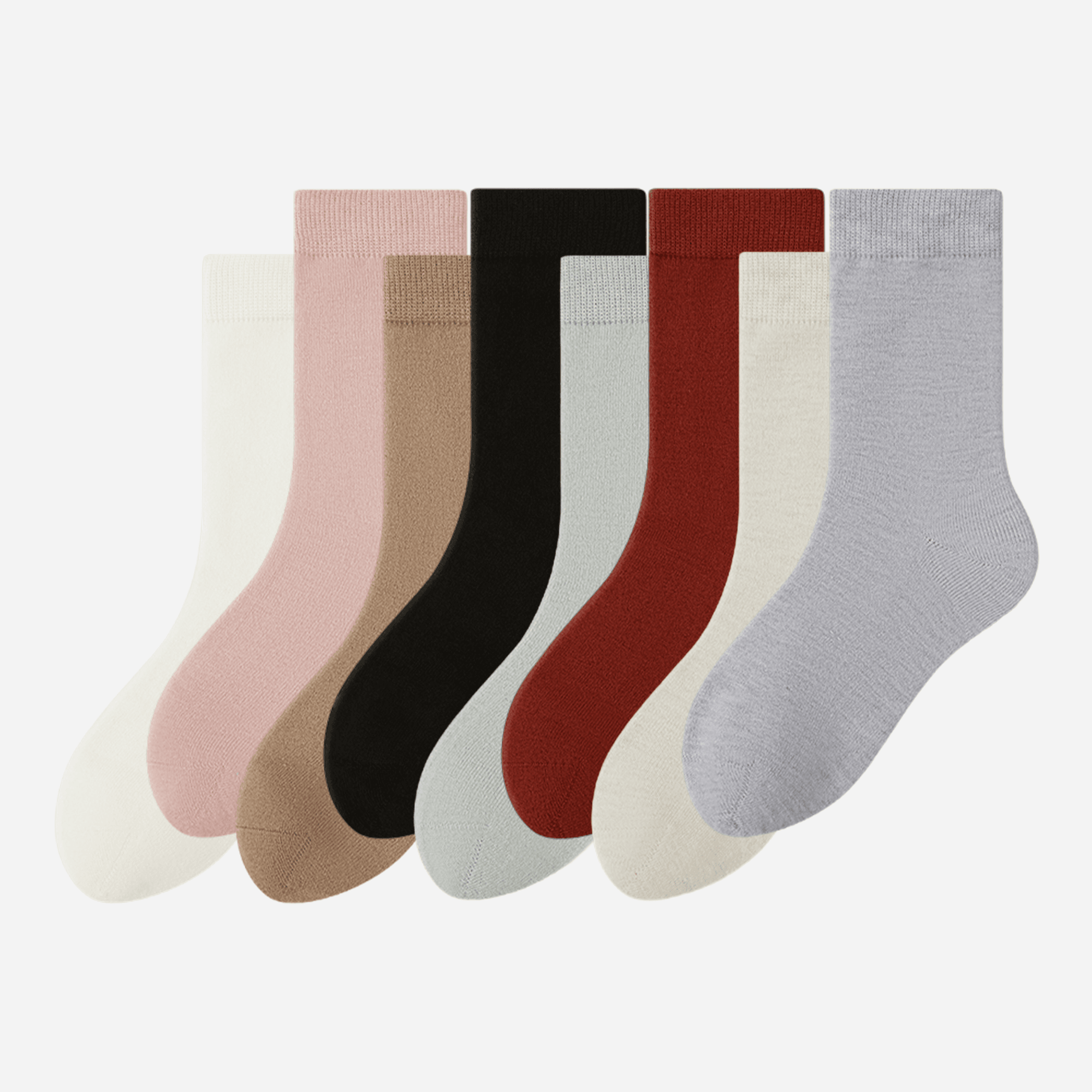 Women's Classic Ribbed Wool & Silk Socks - Single Pair