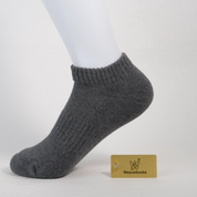 Women's 92% Cotton Terry Cushion Low Cut Socks - product photo showing cushioned comfort