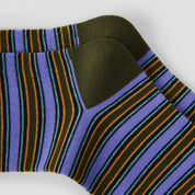 Women's Designer Dancing Bunny Striped Calf Socks