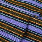 Women's Designer Dancing Bunny Striped Calf Socks