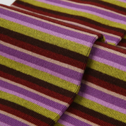 Women's Designer Retro Multi-Striped Colorblock Crew Socks