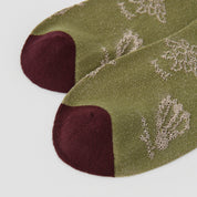 Women's Designer Vintage Botanical & Bow Crew Socks (3-Pack)