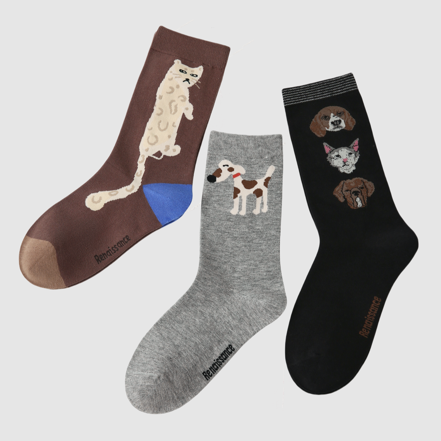 Women's Canine Cubism Pack-3 Pack