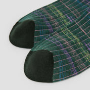 Women's Designer Shimmer Plaid & 3D Tufted Floral Crew Socks (3-Pack)