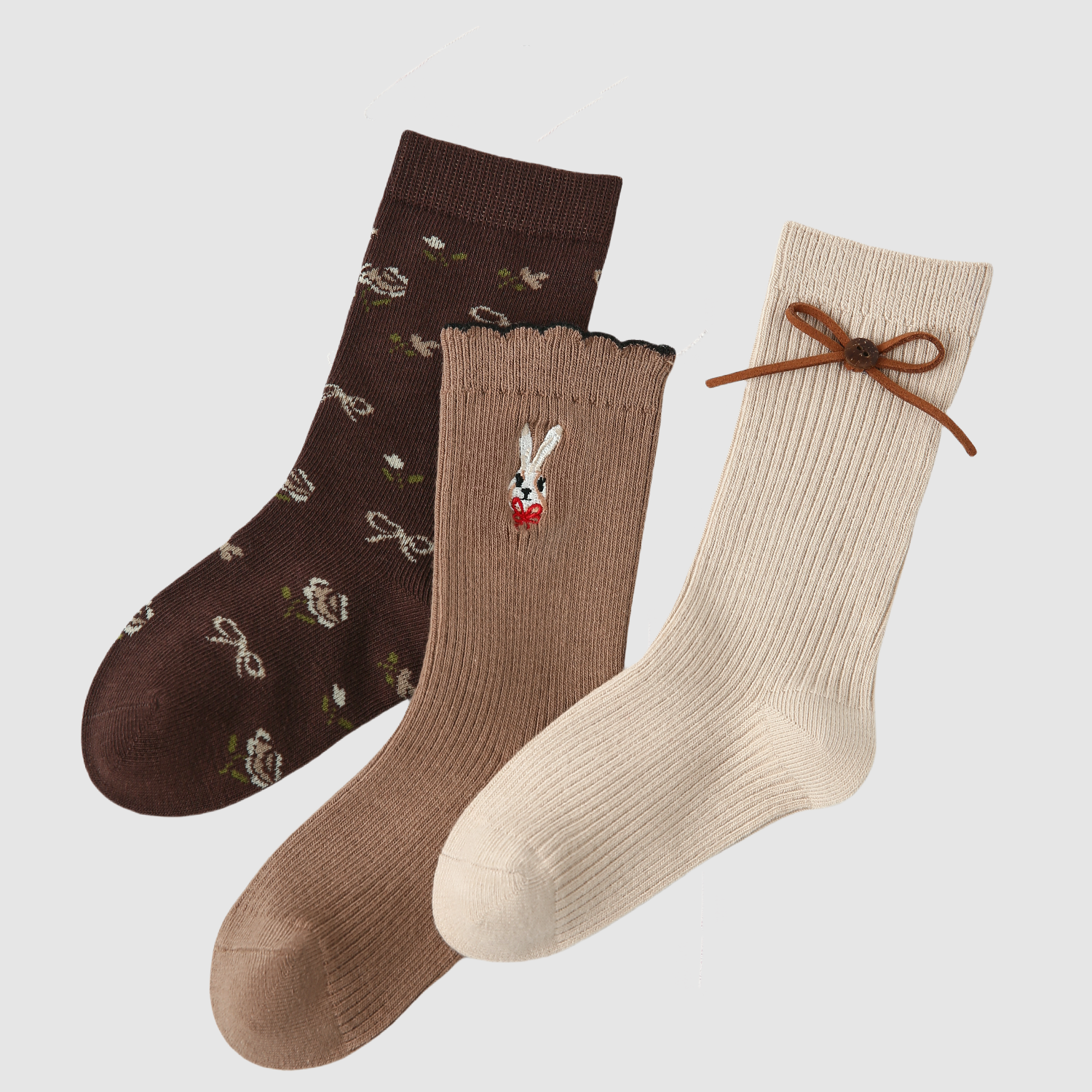 Kids' Petite Bow & Bunny-3 Pack