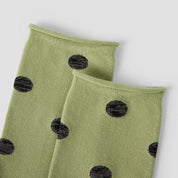 Women's Designer Shimmer Stripe & Metallic Polka Dot Crew Socks (3-Pack)