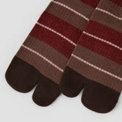 Women's Designer Metallic Lurex Tabi Split-Toe Crew Socks (3-Pack)