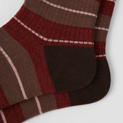 Women's Designer Metallic Lurex Tabi Split-Toe Crew Socks (3-Pack)
