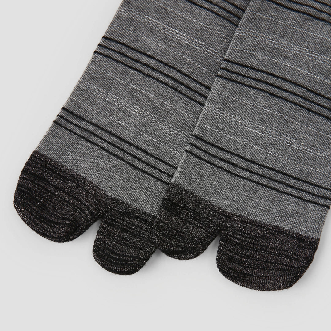 Women's Shimmer Split-Toe Tabi Crew Socks (3-Pack)