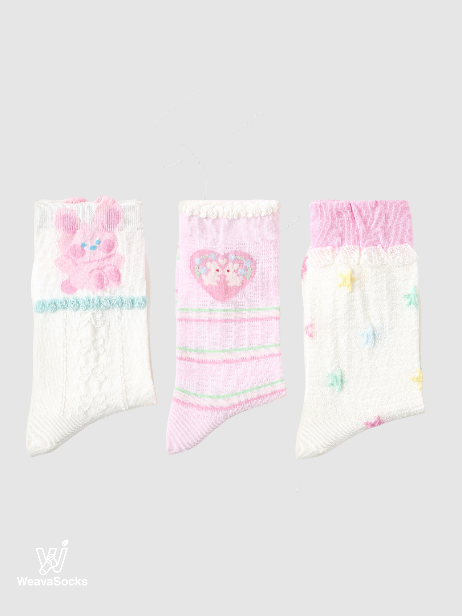 Women's Bunny Star Drops-3 Pack
