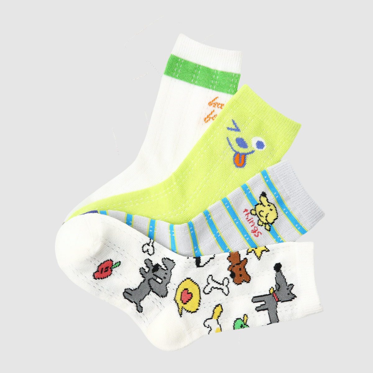 Kids' Graffiti Woof Pack-4 Pack