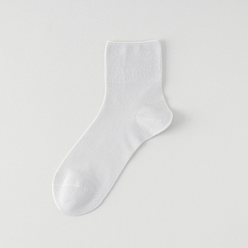 Men's Silk & Modal Non-Binding Loose Cuff Cooling Socks